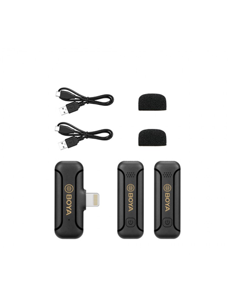 BOYA BY WM3T2 D2 WIRELESS MICROPHONE FOR LIGHTNING IPHONE